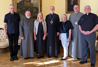 Delegation from the Archeparchy of Philadelphia Visits Ukraine