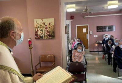 Metropolitan of Philadelphia visits Saint Joseph’s Adults Care Home in Sloatsburg, NY