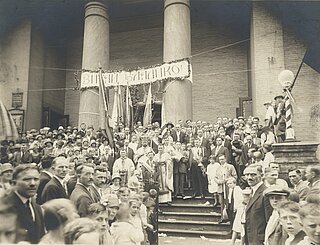 Візитація владики Костянтина Богачевського парафії св. Юра у Нью-Йорку. (Осінь 1924)