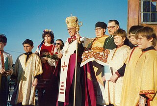 Візитація митрополита Степана Сулика до парафії св. Володимира у Палмертон, ПА (7 Березня 1987)