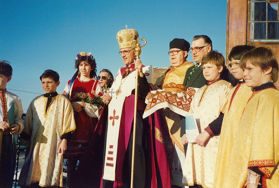 Візитація митрополита Степана Сулика до парафії св. Володимира у Палмертон, ПА (7 Березня 1987)