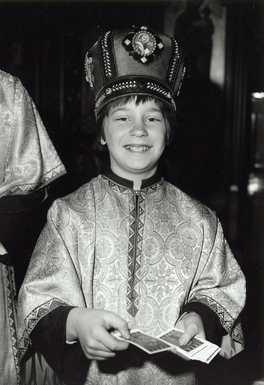 Вівтарник Майк Цис з парафії Святого Духа в місті Акрон, ОГ (25 січня 1987)