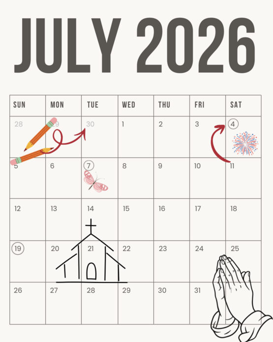 Parish Events - July 2026