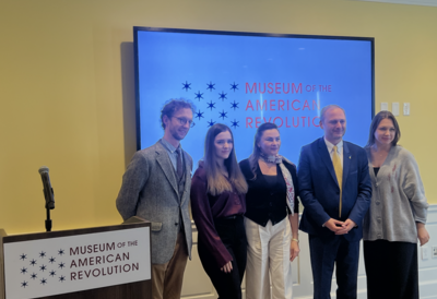 Representatives of the Archeparchy of Philadelphia Attend Launch of Ukrainian-Language Audio Tour at Museum of the American Revolution