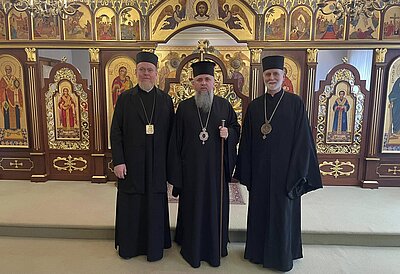 Metropolitan Epiphanius, Head of the Orthodox Church of Ukraine, Visits St. Josaphat Seminary