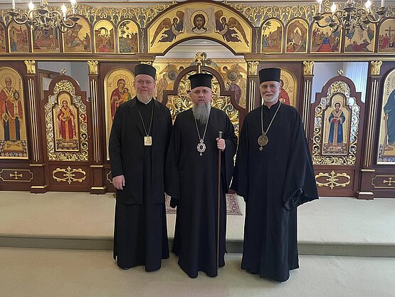 Metropolitan Epiphanius, Head of the Orthodox Church of Ukraine, Visits St. Josaphat Seminary