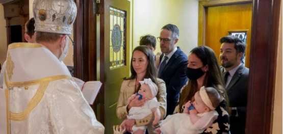 Metropolitan Borys Gudziak visited Saints Peter and Paul Ukrainian Catholic Church in Bridgeport, PA