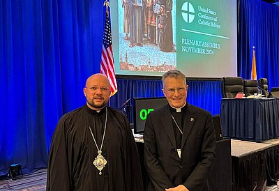 Bishop Stepan Sus Addresses U.S. Catholic Bishops “As a Church, we cannot change the reality of war, but we can be close to those who suffer”