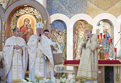 Clergy and Faithful Gather for Thanksgiving Divine Liturgy Honoring Metropolitan Borys Gudziak’s 65th Birthday