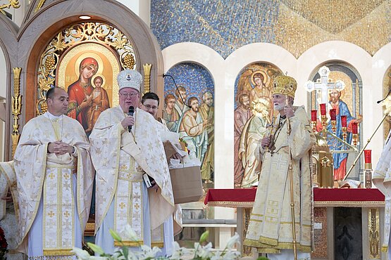 Clergy and Faithful Gather for Thanksgiving Divine Liturgy Honoring Metropolitan Borys Gudziak’s 65th Birthday