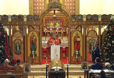 Metropolitan Borys Gudziak Presided at the Funeral of Petro Sodol