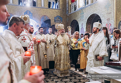 Prayer for Pope Francis in Rome: Metropolitan Borys Concelebrates with Patriarch Sviatoslav
