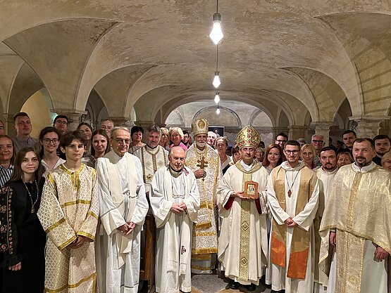 Metropolitan Borys Gudziak Celebrates Divine Liturgy in Mantua, Italy