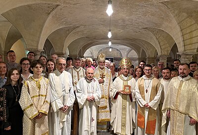 Metropolitan Borys Gudziak Celebrates Divine Liturgy in Mantua, Italy