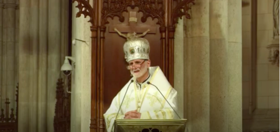 Metropolitan Borys during the Chrism Mass at Saint Patrick’s cathedral: Let Us be Confirmed in God’s Gifts