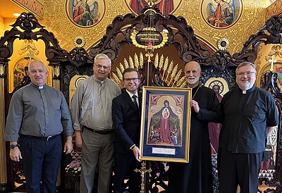 Knights of Columbus Pay Courtesy Visit to Ukrainian Catholic Archeparchy of Philadelphia