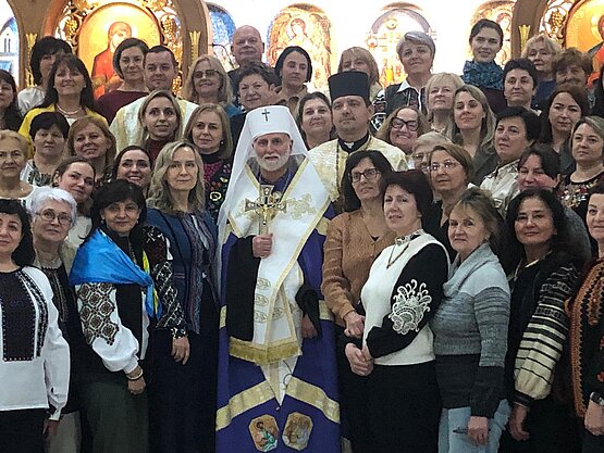 Mothers in Prayer Gathered at the Cathedral for a Day of Prayer