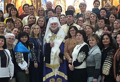 Mothers in Prayer Gathered at the Cathedral for a Day of Prayer