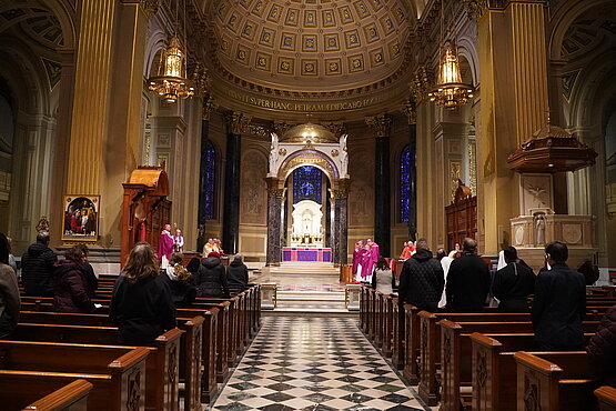 Clergy of the Ukrainian Catholic Archeparchy of Philadelphia Join Day of Prayer for Peace at Cathedral Basilica of Saints Peter and Paul