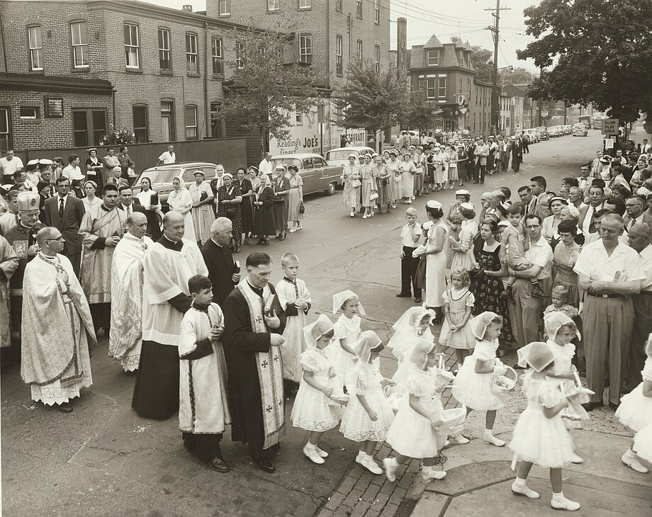 Святкування 50-ліття парафії Різдва Пресвятої Богородиці у Реддінгу, ПА (2 вересня 1956)
