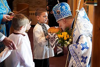Візитація митрополита Бориса Ґудзяка до парафії Св. Михаїла у Фраквілі, ПА з нагоди її 100-річчя (2021)