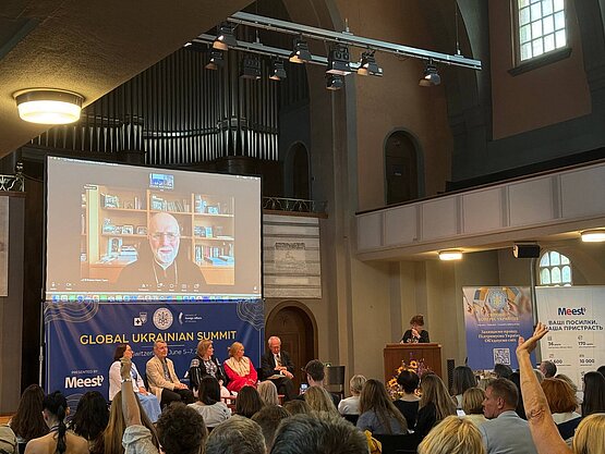 Archbishop Borys Gudziak Participated in the Global Ukrainian Summit
