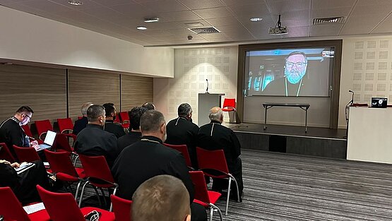 Fr. Ruslan Borovyi Represents the Ukrainian Catholic Archeparchy of Philadelphia at the General Assembly of the UGCC Pastoral Council in Lourdes, France