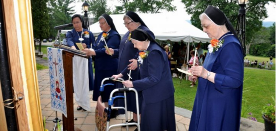 On August 7th, 220 people joined the Sisters Servants of Mary Immaculate in Sloatsburg, NY to celebrate SSMI Jubilarians