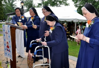 On August 7th, 220 people joined the Sisters Servants of Mary Immaculate in Sloatsburg, NY to celebrate SSMI Jubilarians