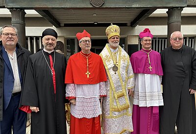 Metropolitan Borys Gudziak and the Archeparchy Delegation Visit Rome