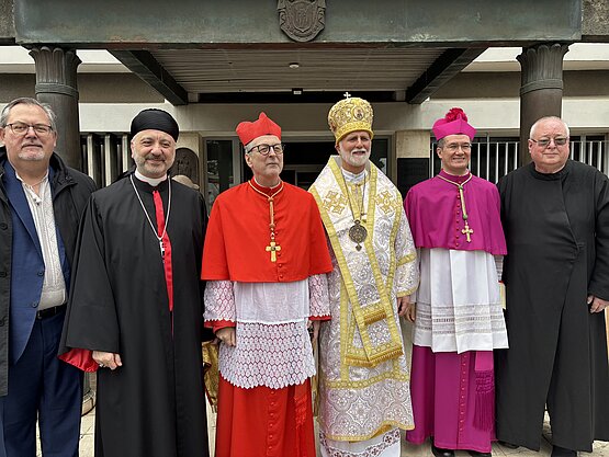 Metropolitan Borys Gudziak and the Archeparchy Delegation Visit Rome