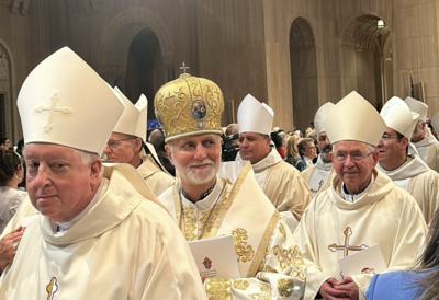 Metropolitan Archbishop Borys Gudziak and the Ukrainian Catholic Community Celebrate the Installation of Cardinal Robert McElroy as Archbishop of Washington, D.C.