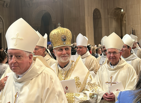 Metropolitan Archbishop Borys Gudziak and the Ukrainian Catholic Community Celebrate the Installation of Cardinal Robert McElroy as Archbishop of Washington, D.C.