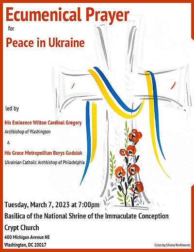 Ecumenical prayer for peace in Ukraine