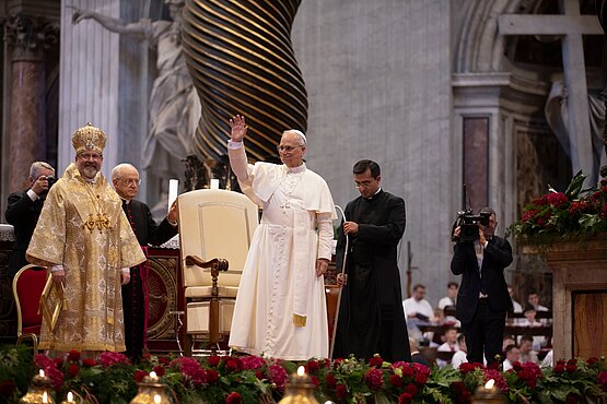 Pilgrims from the Archeparchy of Philadelphia participated in the meeting with Pope Leo XIV During UGCC Jubilee in Rome