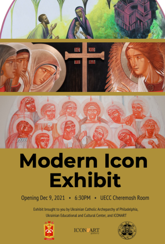 Contemporary icon exhibit on display at the Ukrainian Educational and Cultural Center in Jenkintown