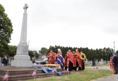 Memorial Day 2021. Prayer at St. Mary’s Cemetery