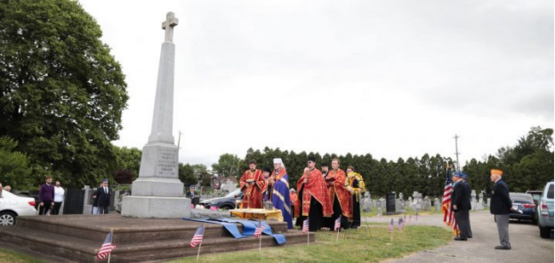 Memorial Day 2021. Prayer at St. Mary’s Cemetery