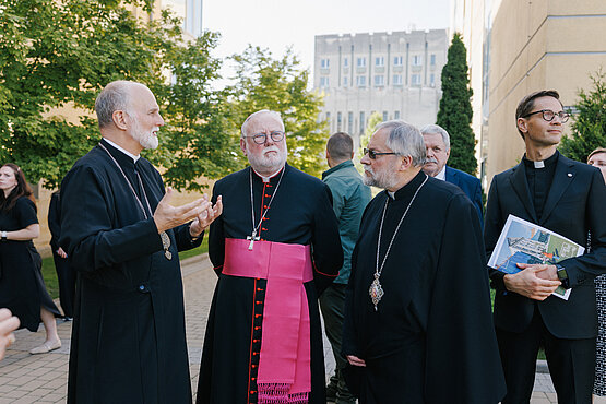 Metropolitan Borys Gudziak Meets with Archbishop Paul Richard Gallagher in Lviv