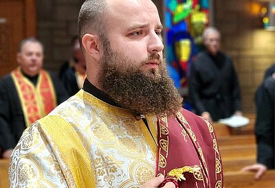 Deacon Bohdan Vasyliv before his priestly ordination: God has called me to serve Him, and He will guide me.