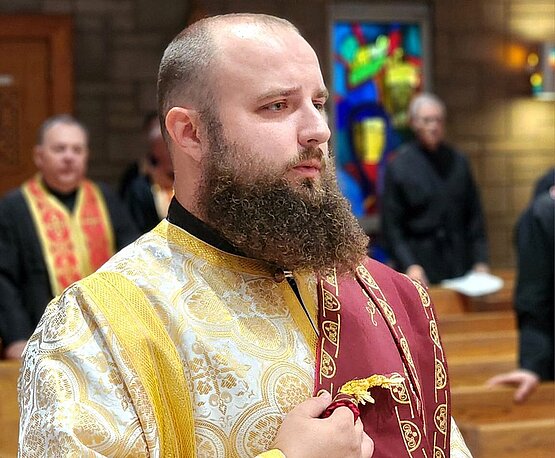 Deacon Bohdan Vasyliv before his priestly ordination: God has called me to serve Him, and He will guide me.