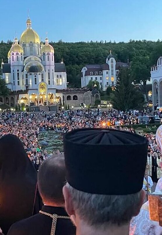 Metropolitan Borys Gudziak Participates in the National Pilgrimage to Zarvanytsia