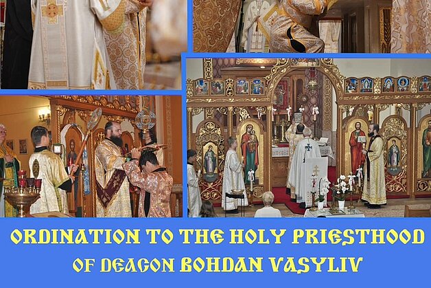 Ordination to priesthood of deacon Bohdan Vasyliv