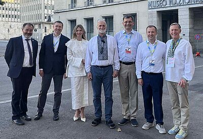 Metropolitan Borys Gudziak Visits “The Little Prince” Exhibition in Rome
