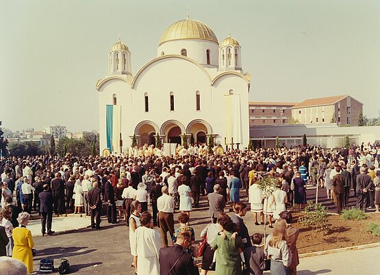 The consecration of the Cathedral of Saint Sophia in Rome, September 27-28, 1969