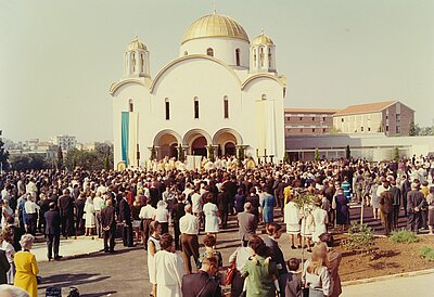 The consecration of the Cathedral of Saint Sophia in Rome, September 27-28, 1969
