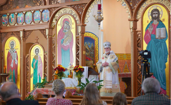 Metropolitan Borys Gudziak visited the parish in Baltimore