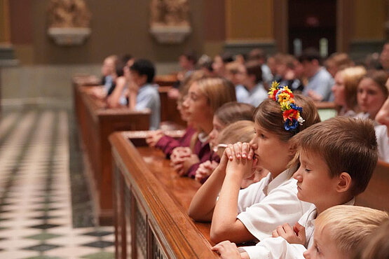 The Ukrainian Catholic community joined the Philadelphia Catholics in prayer for peace