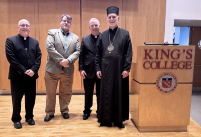 Metropolitan Borys Gudziak Speaks at King’s College in Pennsylvania on Peace and War in Ukraine