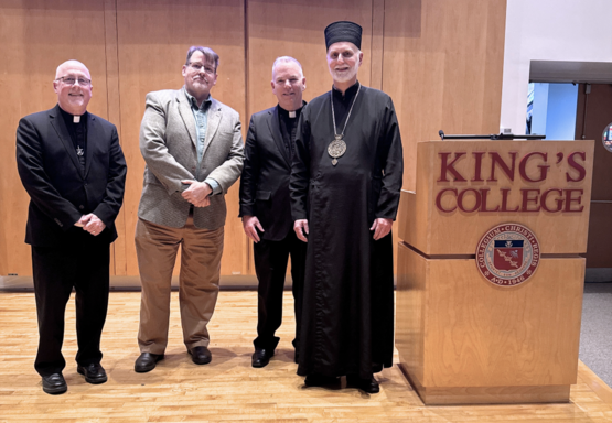 Metropolitan Borys Gudziak Speaks at King’s College in Pennsylvania on Peace and War in Ukraine